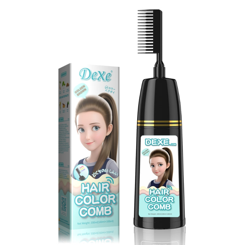 Dexe Classic Maca Powder Instant Hair Dye Shampoo