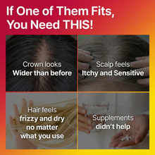 Hair Growth Serum with Massage Brush Applicator – Thickening & Hair Regrowth Scalp Treatment for Fuller, Stronger Hair