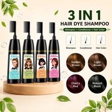 DEXE Herbal Hair Dye Comb | Natural Plant-Based Formula | Easy Hair Coloring at Home | Mess-Free, Even Coverage | Soft, Shiny Results | 200 ml