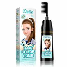 DEXE Herbal Hair Dye Comb | Natural Plant-Based Formula | Easy Hair Coloring at Home | Mess-Free, Even Coverage | Soft, Shiny Results | 200 ml
