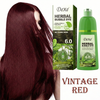 Natural Organic Bubble Hair Color Shampoo - Instant Dye for Grey Hair - Natural Brown 3.0