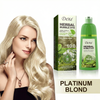 Natural Organic Bubble Hair Color Shampoo - Instant Dye for Grey Hair - Natural Brown 3.0