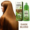 Natural Organic Bubble Hair Color Shampoo - Instant Dye for Grey Hair - Natural Brown 3.0